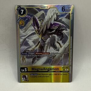 MagnaAngemon BT1-060 Blast Ace Double Pack Promo LP Digimon Card